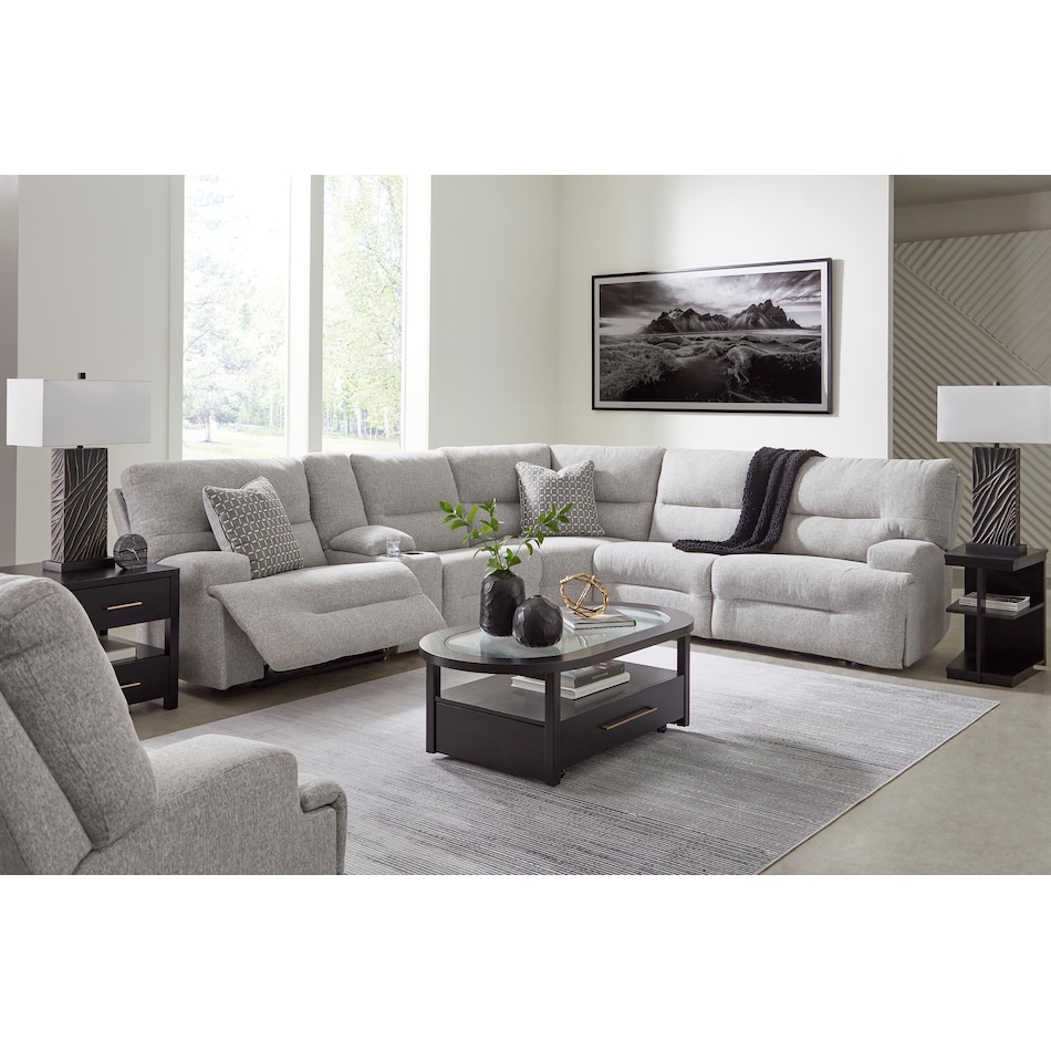 ashy grey mtn fab sectional pkg  