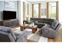 ashy grey mtn fab sectional pkg  