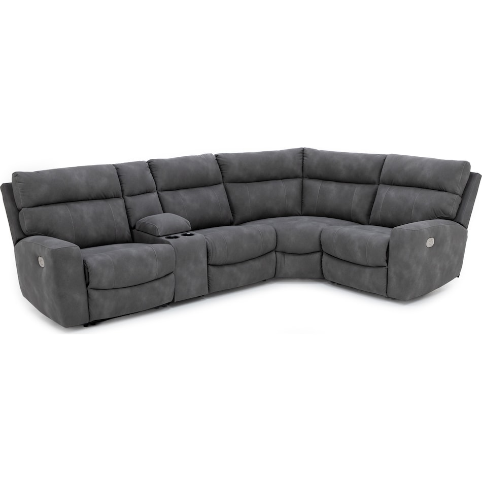ashy grey mtn fab sectional pkg  
