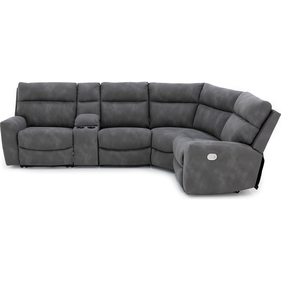 ashy grey mtn fab sectional pkg  