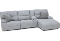 ashy grey mtn fab sectional pkg  