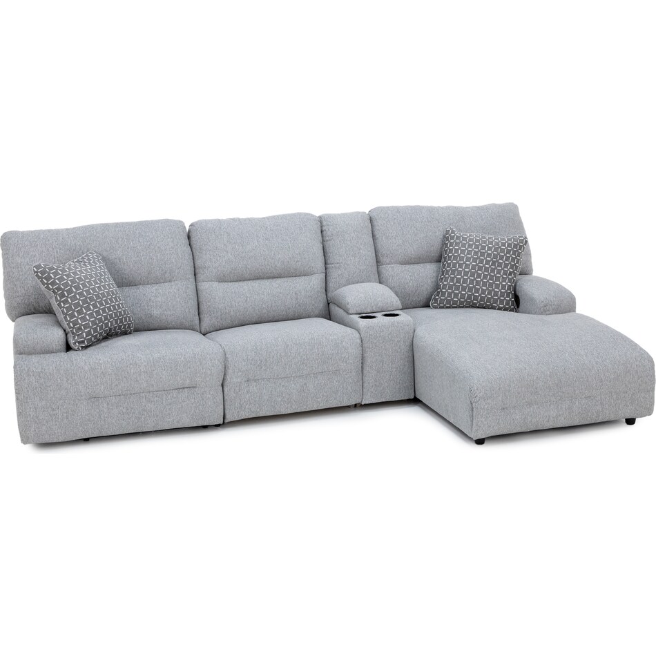 ashy grey mtn fab sectional pkg  