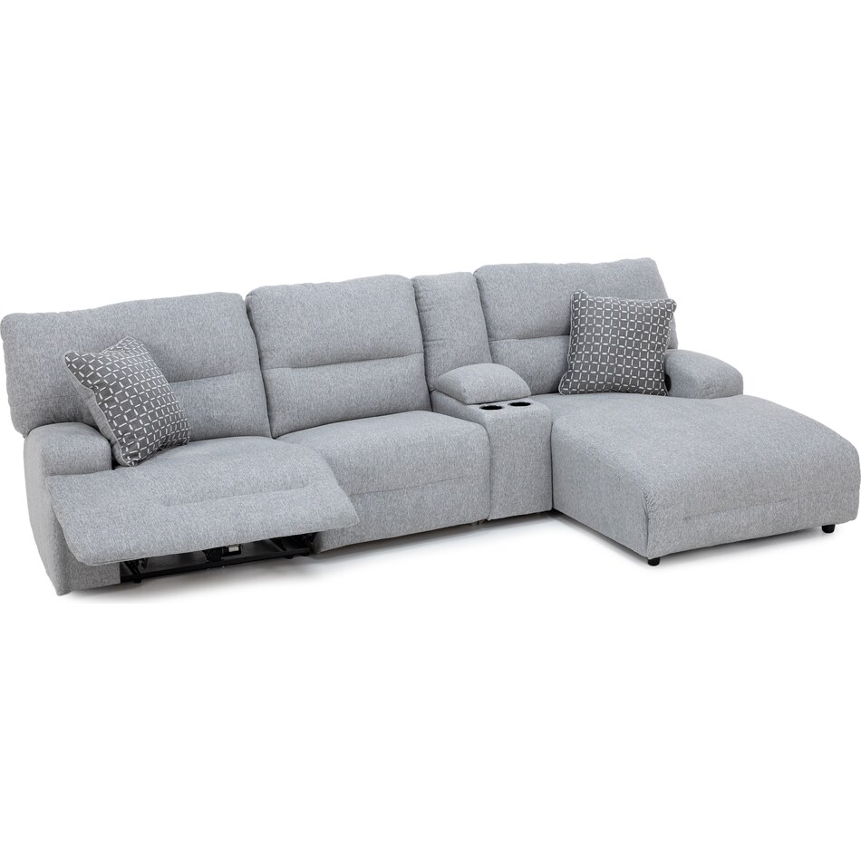 ashy grey mtn fab sectional pkg  