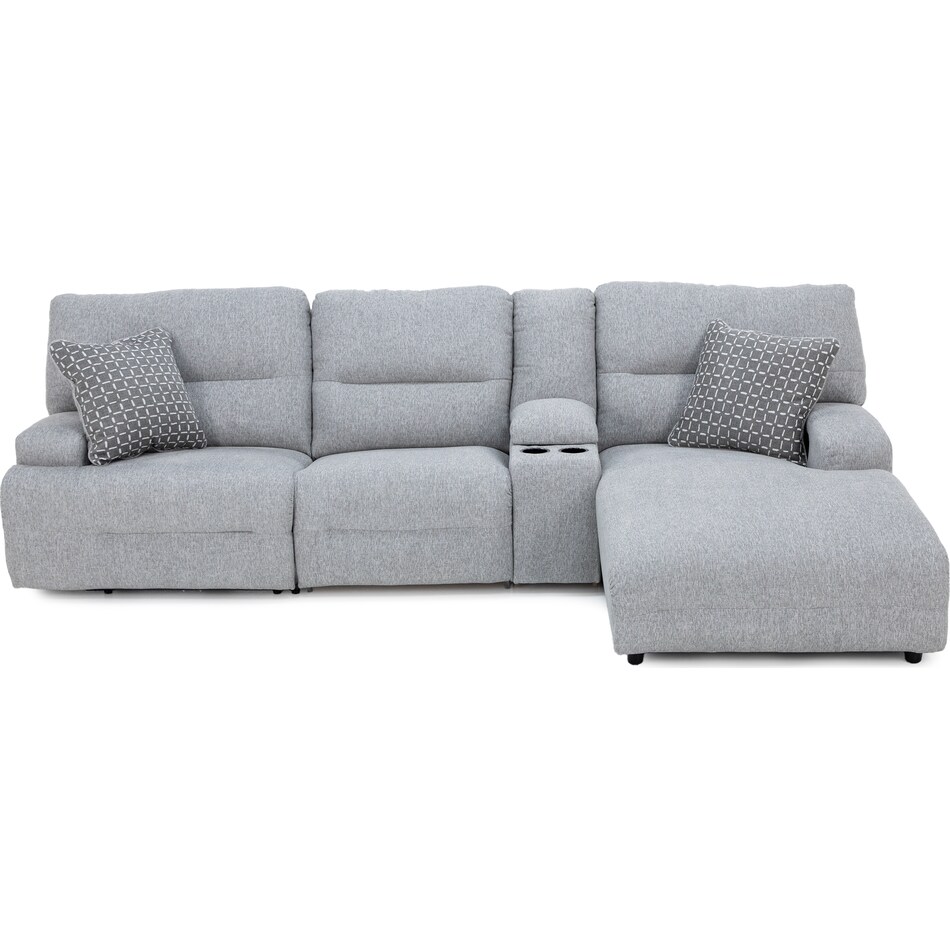 ashy grey mtn fab sectional pkg  
