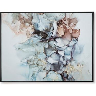 Odyssey Tan Framed Canvas 40"W x 30"H