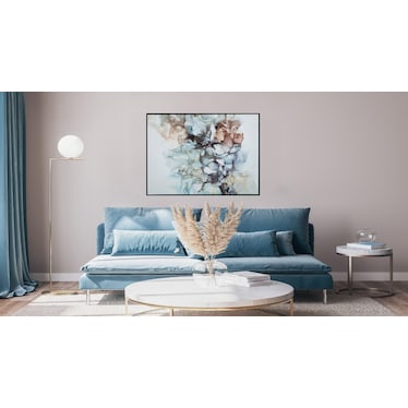 Odyssey Tan Framed Canvas 40"W x 30"H