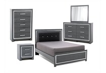 ashy grey queen bed package qp  