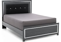 ashy grey queen bed package q  