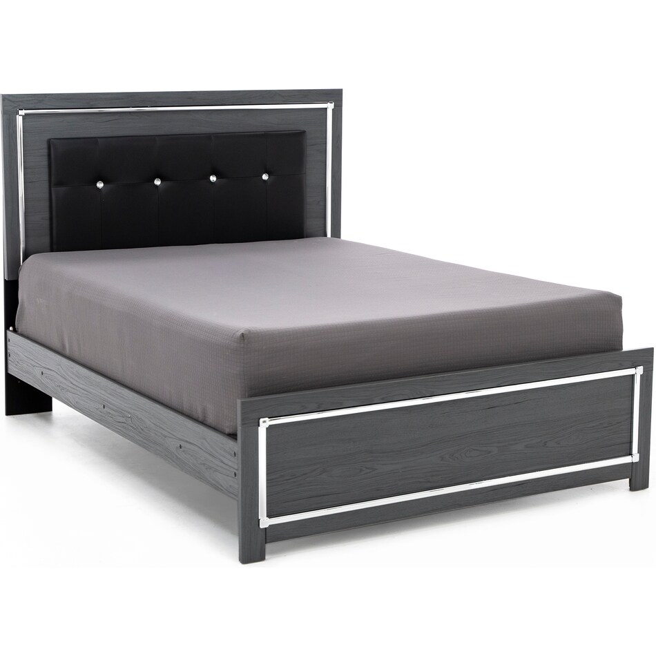 ashy grey queen bed package q  