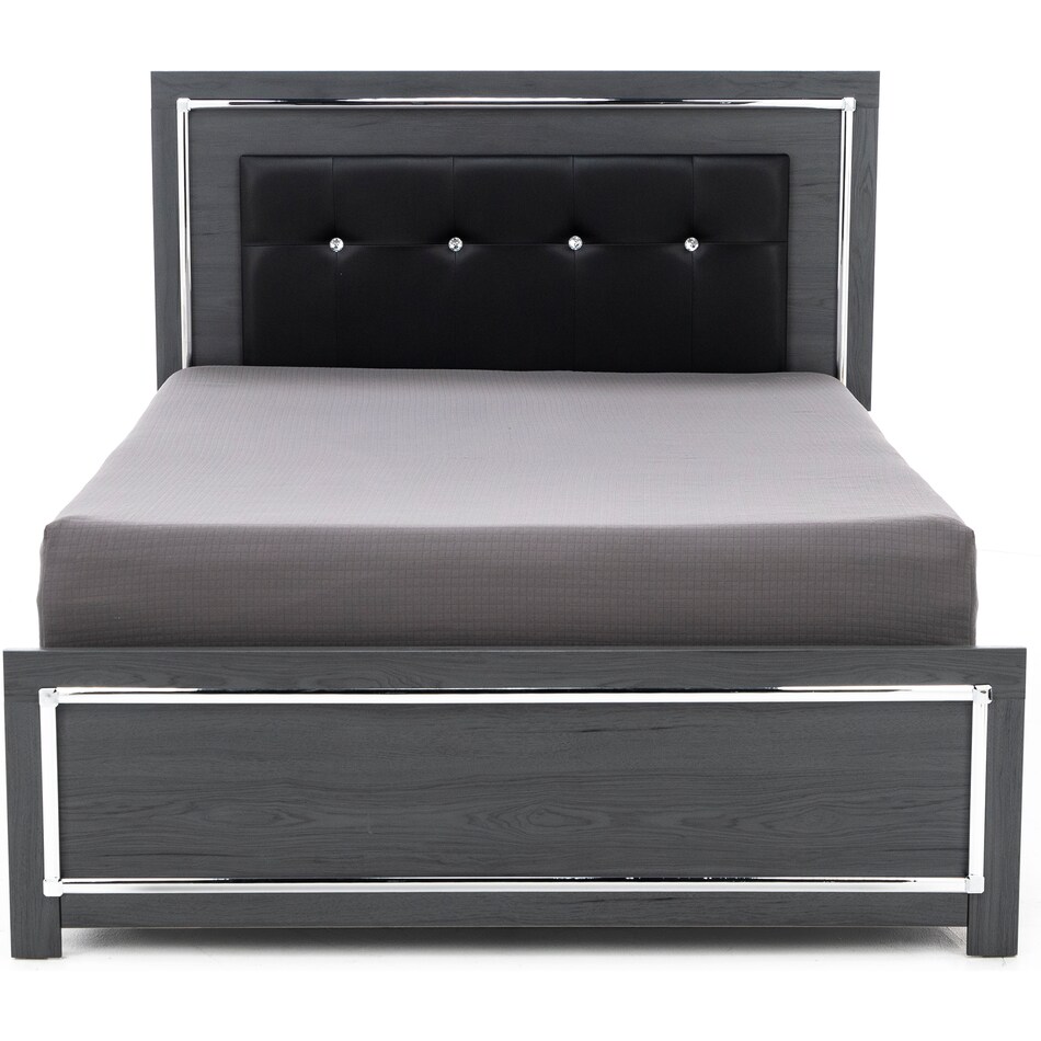 ashy grey queen bed package q  
