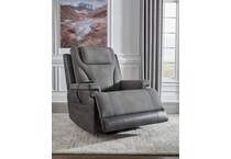 ashy grey recliner   