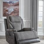 ashy grey recliner   
