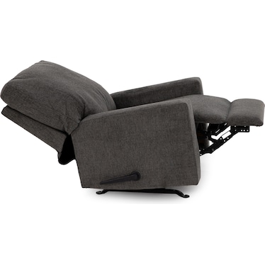 Skylar Rocker Recliner in Greystone