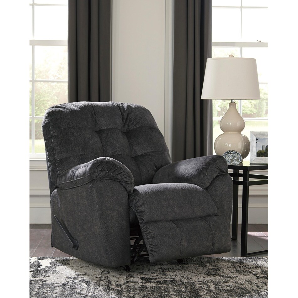 ashy grey recliner   