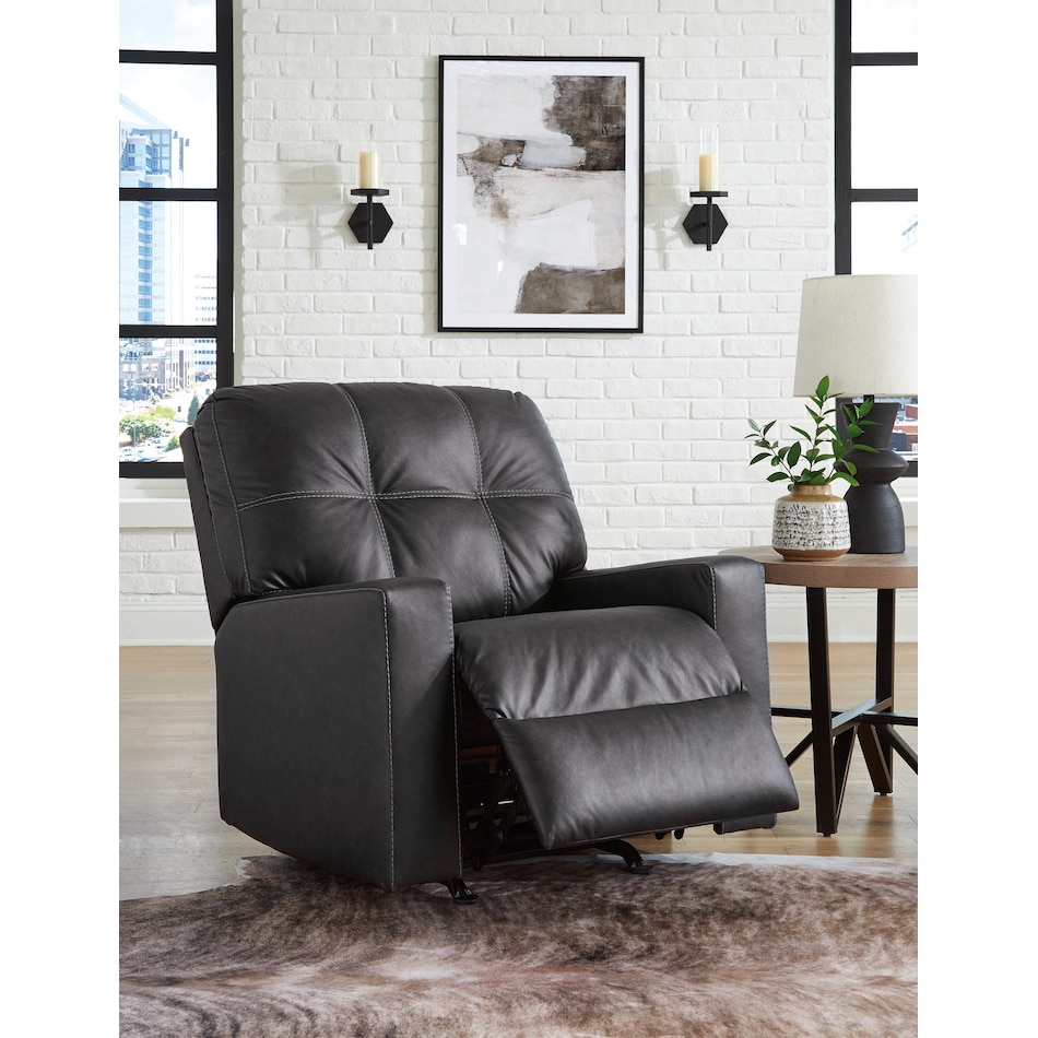 ashy grey recliner z  