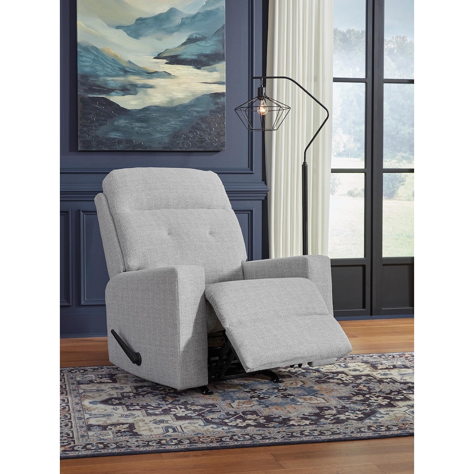 ashy grey recliner z  