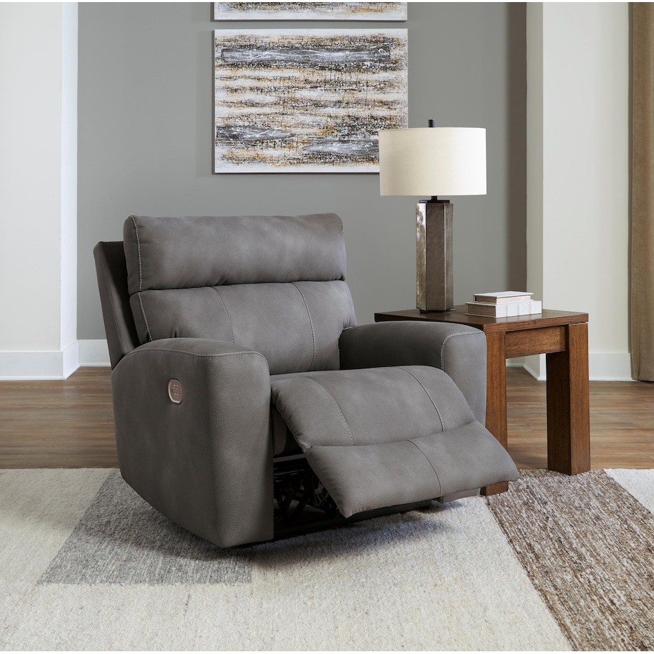 ashy grey recliner   