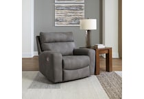 ashy grey recliner   