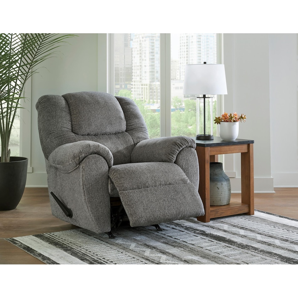 ashy grey recliner z  