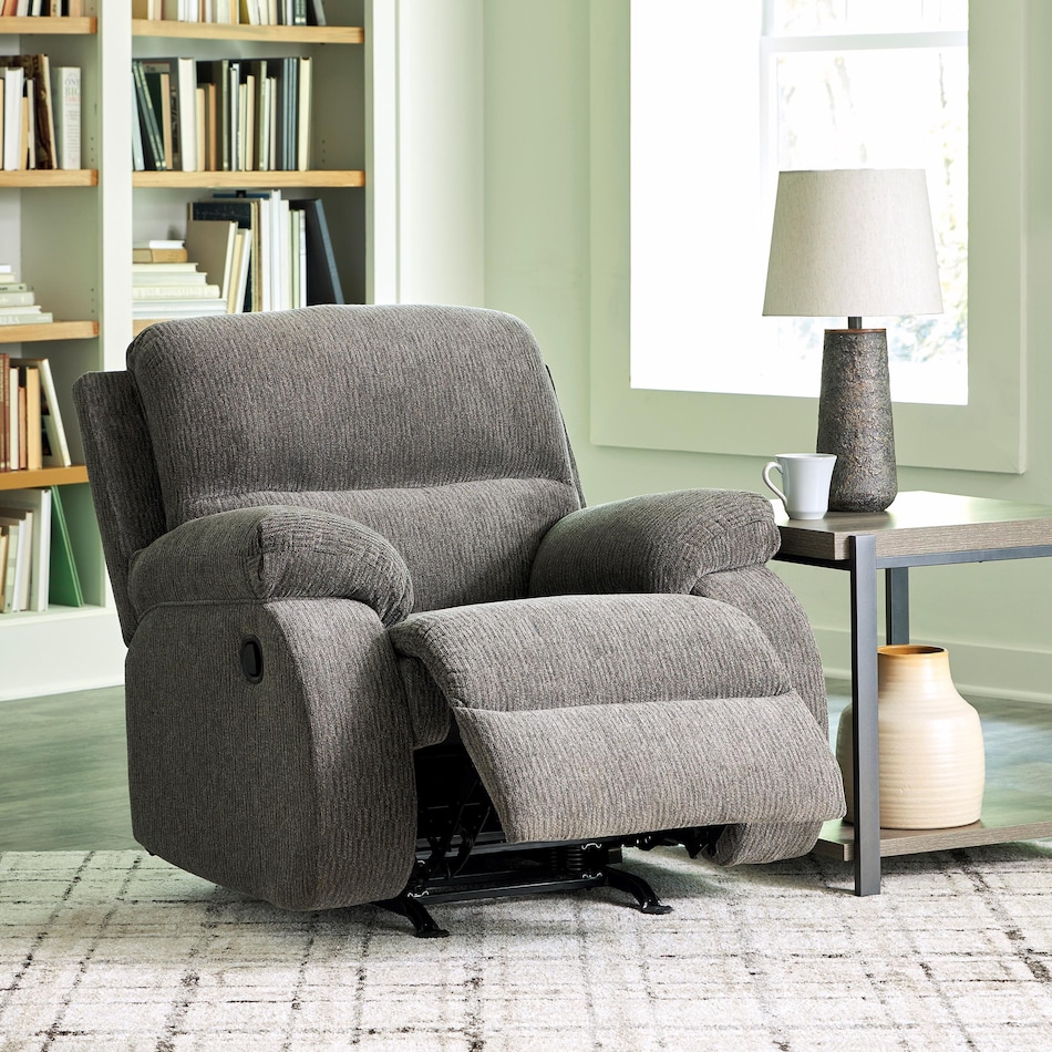 ashy grey recliner z  