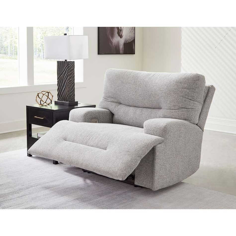 ashy grey recliner   