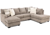 ashy grey sta fab sectional pieces zpkg  