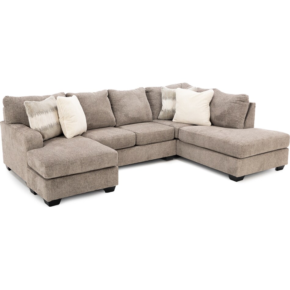 ashy grey sta fab sectional pieces zpkg  