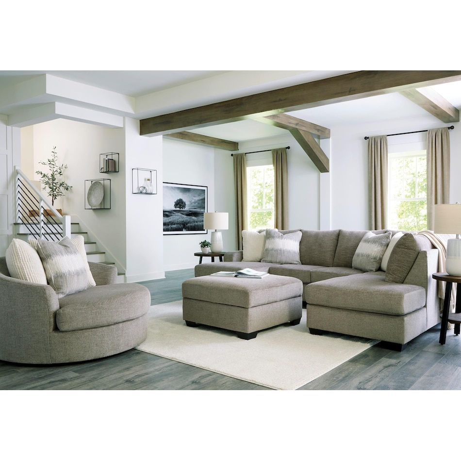 ashy grey sta fab sectional pieces zpkg  