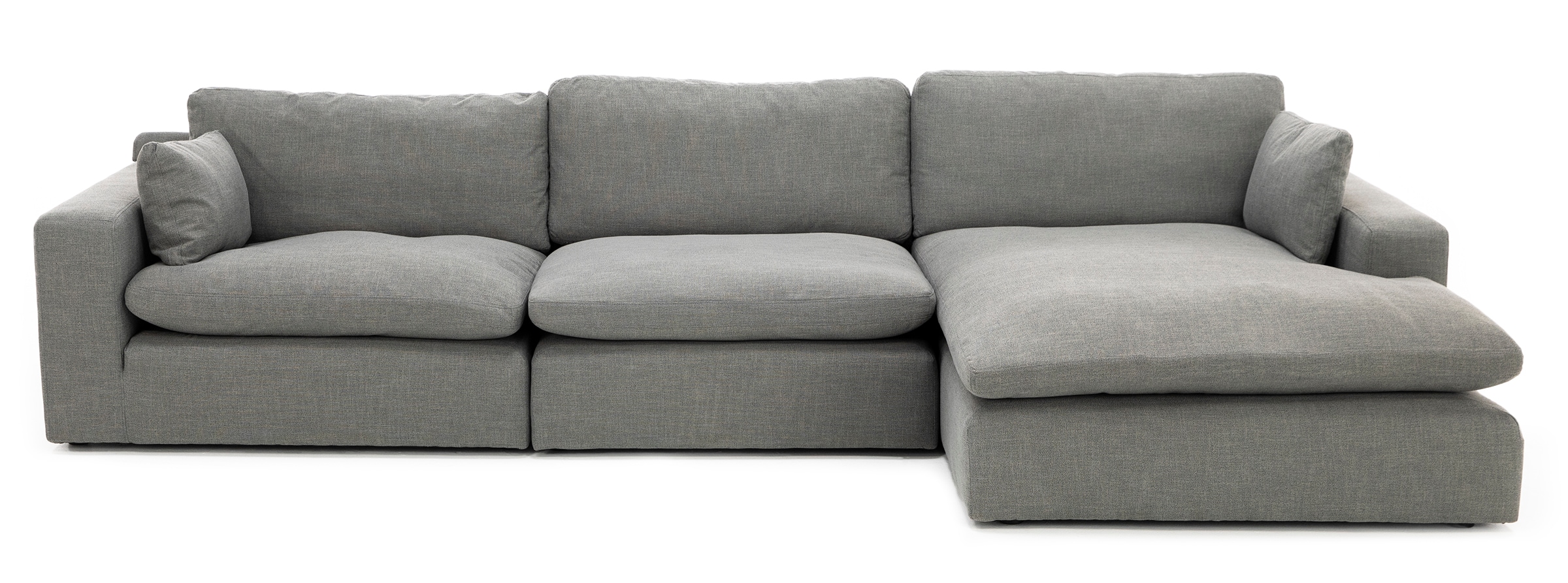 Dream 2 3Pc. Chaise Sofa in Grey Steinhafels