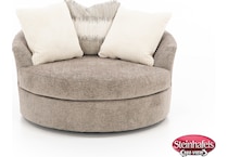 ashy grey swivel chair  image z  