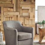 ashy grey swivel chair   