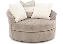 ashy grey swivel chair z  