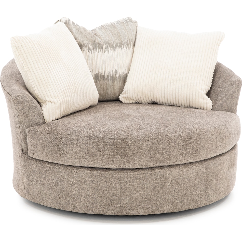 ashy grey swivel chair z  