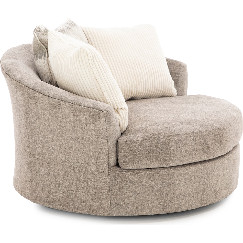 ashy grey swivel chair z  