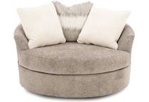 ashy grey swivel chair z  