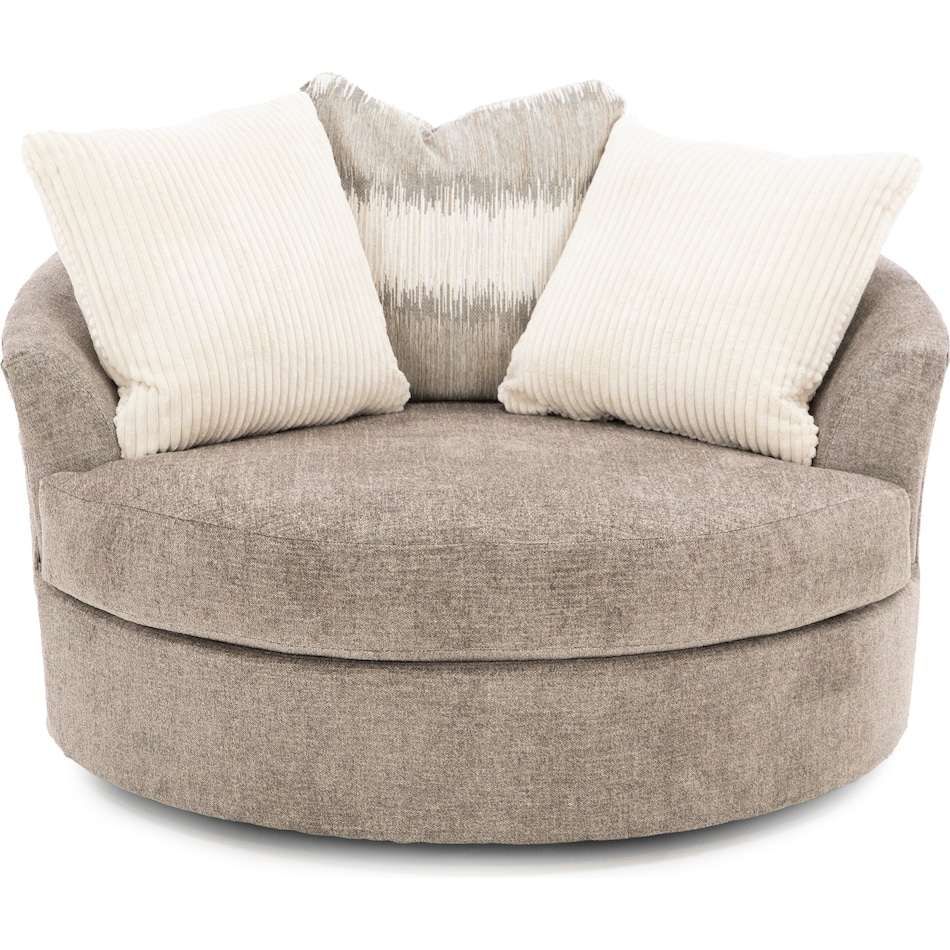 ashy grey swivel chair z  