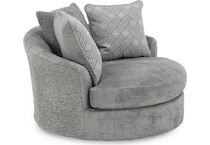 ashy grey swivel chair z  
