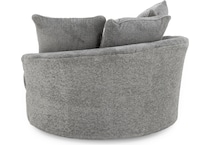 ashy grey swivel chair z  
