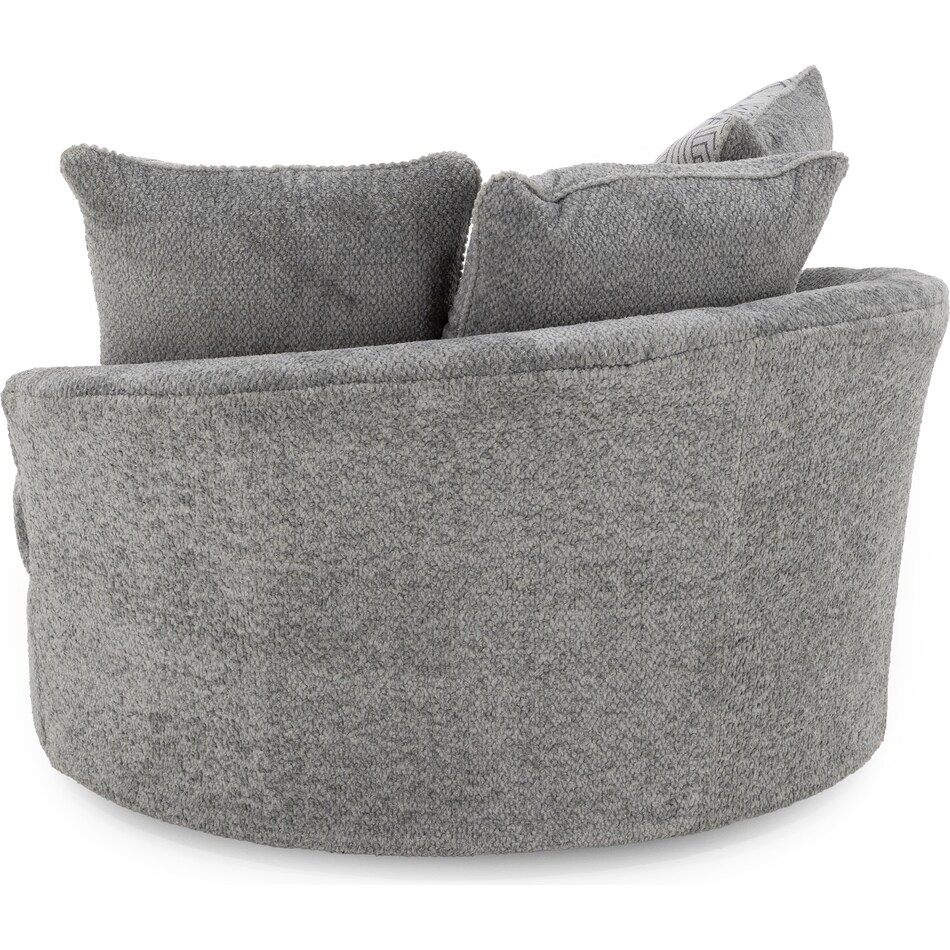 ashy grey swivel chair z  