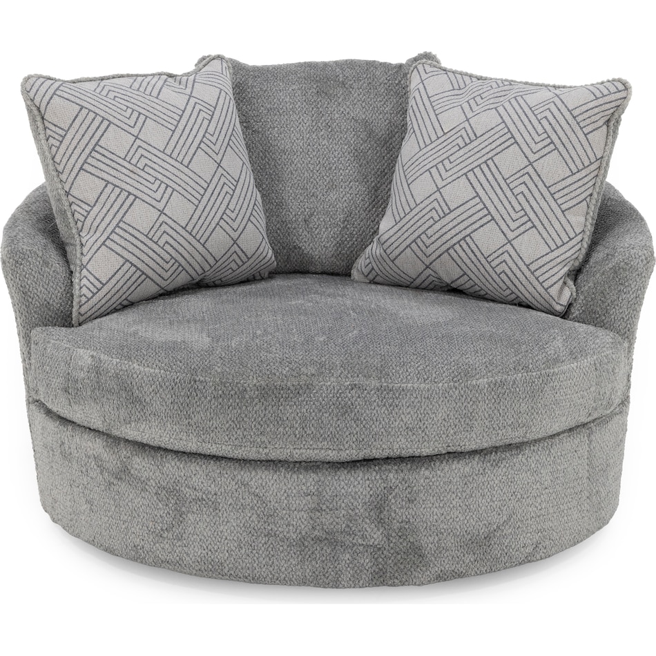 ashy grey swivel chair z  