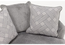 ashy grey swivel chair z  