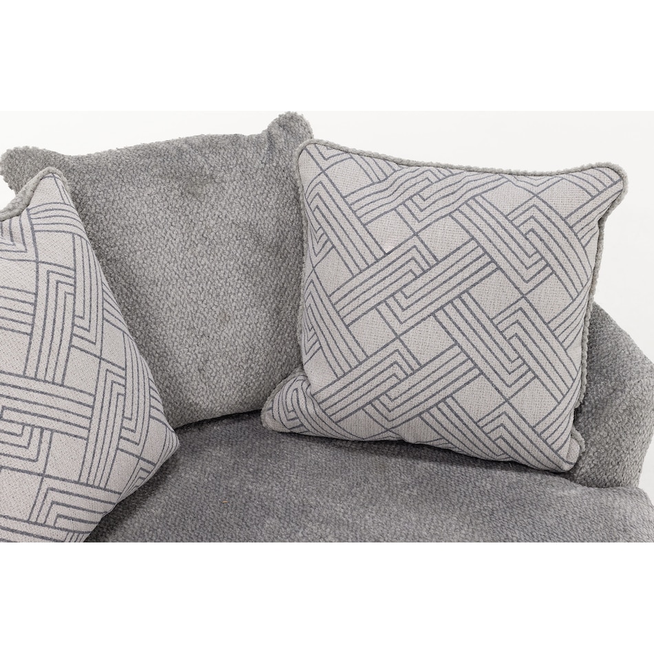 ashy grey swivel chair z  