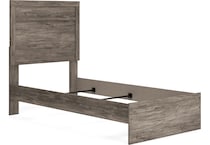 ashy grey twin bed package ptp  