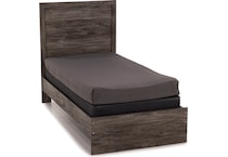 ashy grey twin bed package ptp  