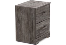 ashy grey two drawer   