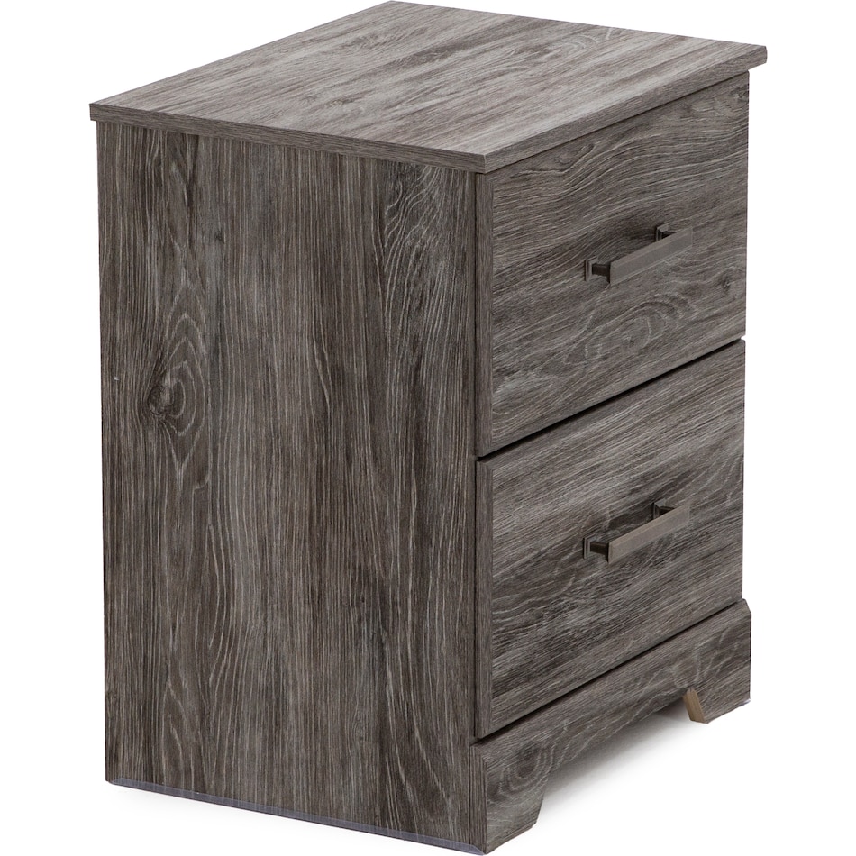 ashy grey two drawer   
