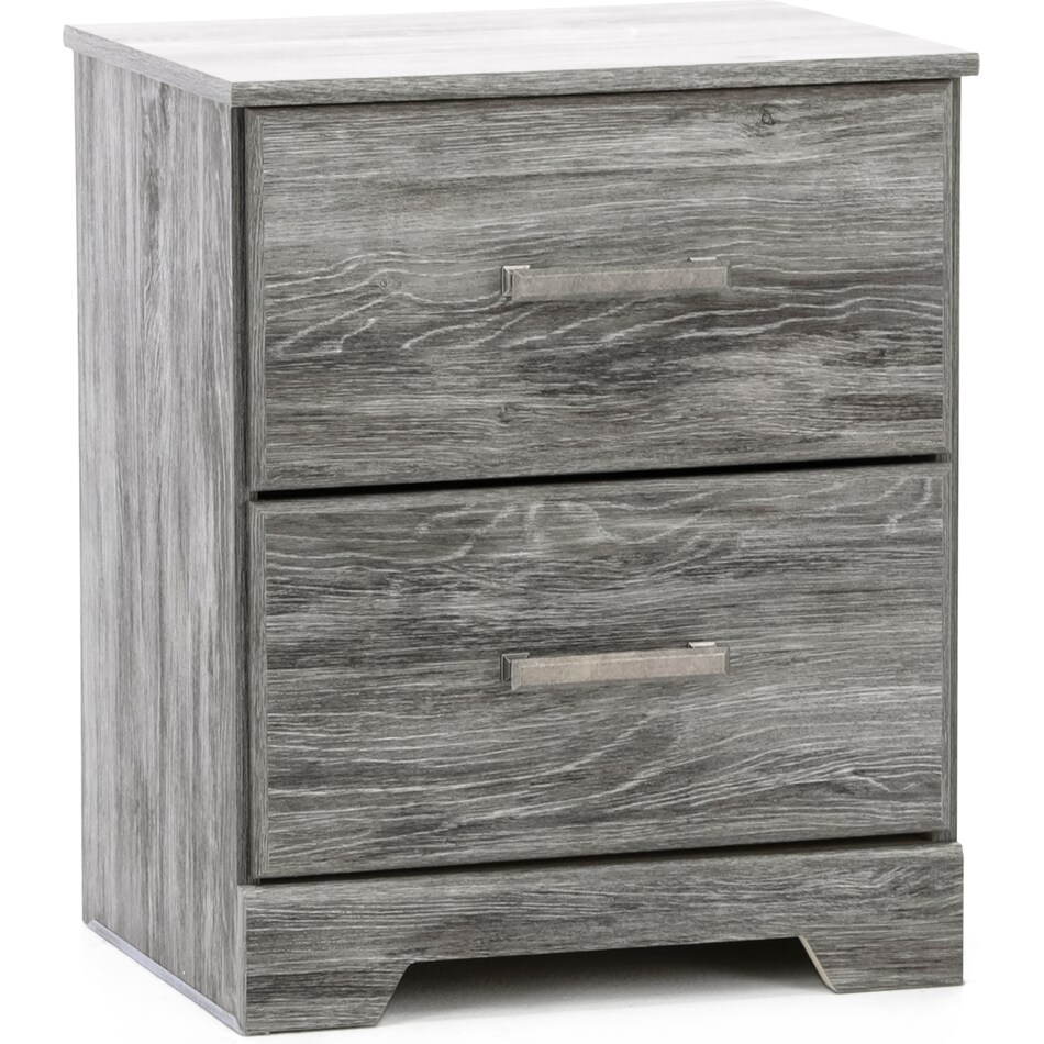 ashy grey two drawer   