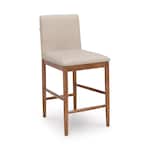 ashy light brown   tan inch & over bar seat stool   