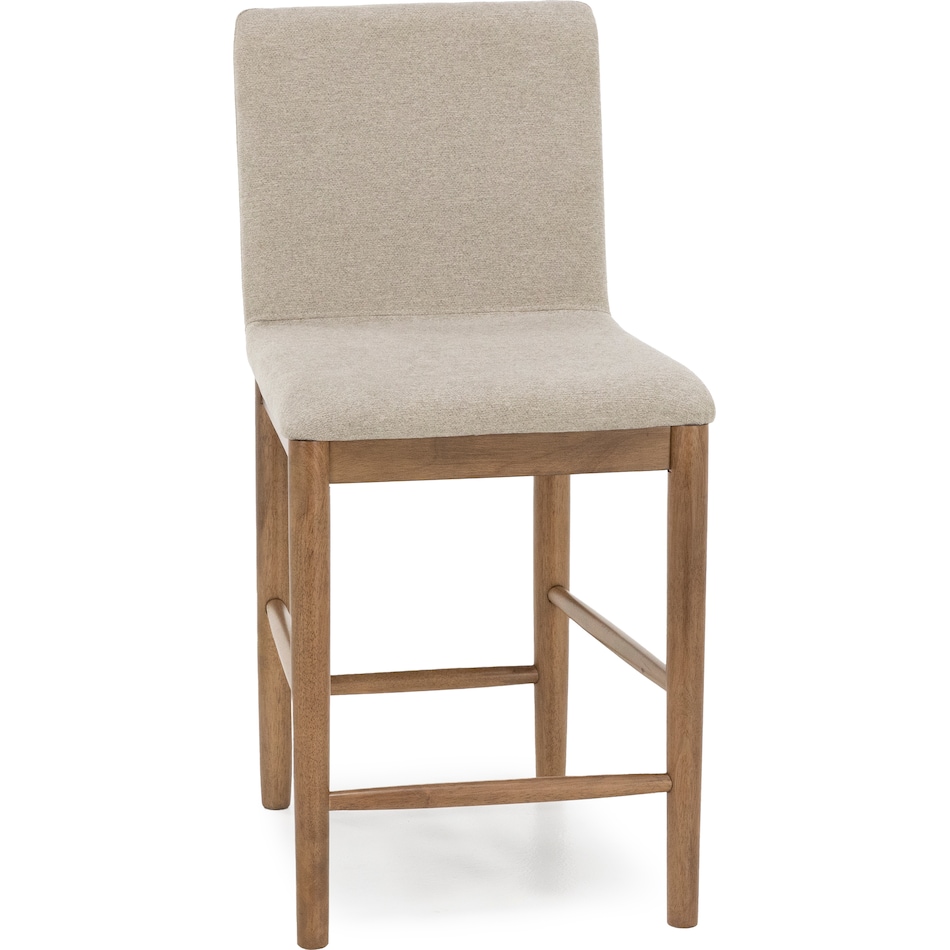 ashy light brown   tan inch & over bar seat stool   