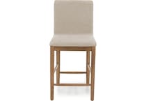 ashy light brown   tan inch & over bar seat stool   